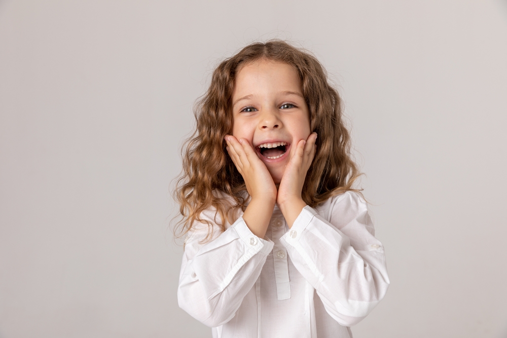 Happy child smiling at Spokane Family Smiles Children's Dentistry